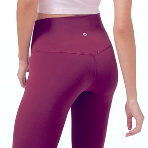 Maroon Lulu Lemon Aligns! Theyre in really good shape just lost weight quickly!